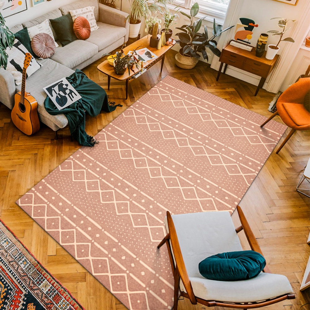 Tranquilidad Horizontal Folk Alfombras